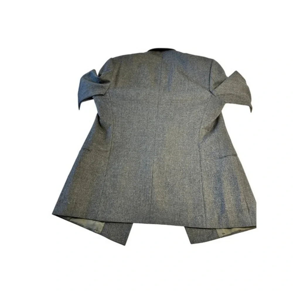 Christian Dior Monsieur‎ Double Breasted Wool Blazer Mens Size 40 Gray Jacket JS